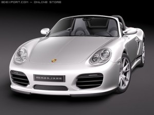 Porsche boxster spyder 2010 Model 3D