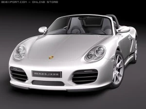 Porsche boxster spyder 2010 3D Model