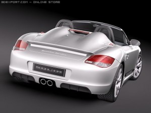 Porsche boxster spyder 2010 Model 3D