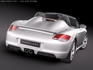 Porsche boxster spyder 2010 3D Model