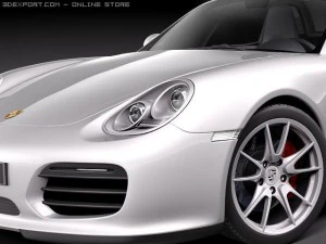 Porsche boxster spyder 2010 3D Model