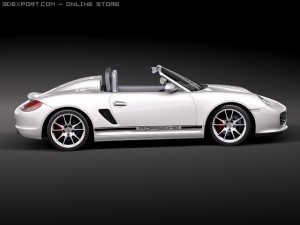Porsche boxster spyder 2010 Model 3D