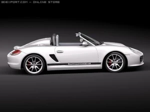 Porsche boxster spyder 2010 3D Model
