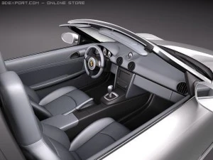 Porsche boxster spyder 2010 3D Model