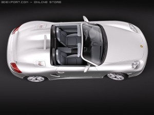 Porsche boxster spyder 2010 Model 3D