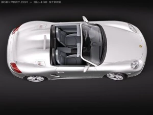 Porsche boxster spyder 2010 3D Model