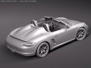 Porsche boxster spyder 2010 3D Model