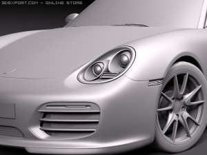 Porsche boxster spyder 2010 Model 3D