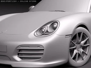 Porsche boxster spyder 2010 3D Model