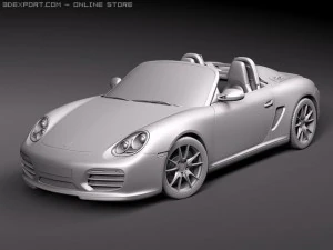 Porsche boxster spyder 2010 3D Model