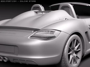 Porsche boxster spyder 2010 3D Model