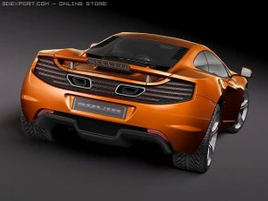 Mclaren MP412C 3D Model