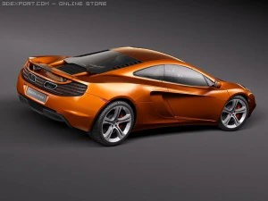 Mclaren MP412C 3D Model