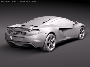 Mclaren MP412C 3Dモデル