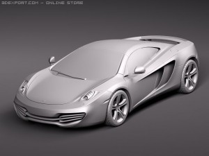 Mclaren MP412C 3Dモデル