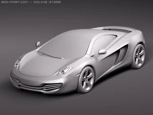 Mclaren MP412C 3D Model