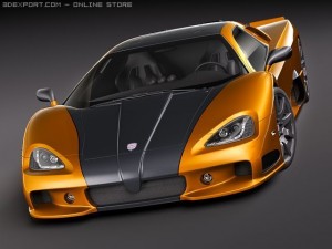 SSC Ultimate Aero 2010 3D Модель