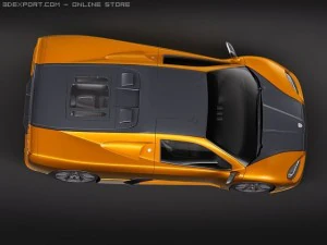 SSC Ultimate Aero 2010 3D Model