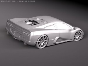 SSC Ultimate Aero 2010 3D Модель