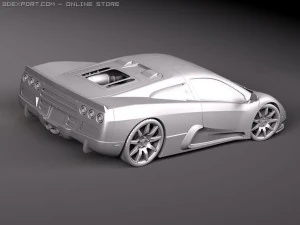 SSC Ultimate Aero 2010 3D Model