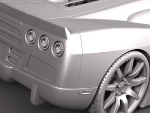 SSC Ultimate Aero 2010 3D Model