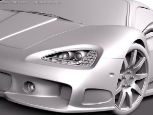 SSC Ultimate Aero 2010 3D Модель