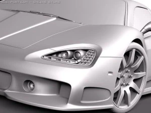 SSC Ultimate Aero 2010 3D Model