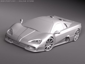 SSC Ultimate Aero 2010 3D Модель
