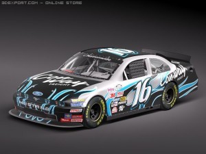 Nascar Mustang Conway 2010 3D Model