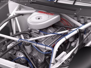 Nascar Mustang Conway 2010 Model 3D