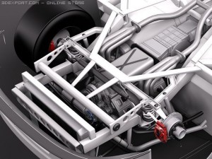 Nascar Mustang Conway 2010 Model 3D