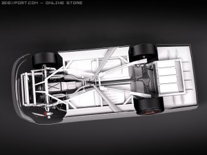 Nascar Mustang Conway 2010 Model 3D