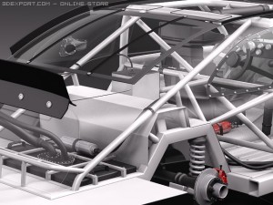 Nascar Mustang Conway 2010 Model 3D