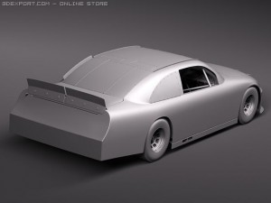 Nascar Mustang Conway 2010 Model 3D