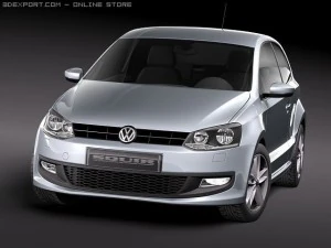 Volkswagen Polo 3-door 2010 3D Model
