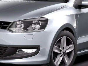 Volkswagen Polo 3-door 2010 3D Model