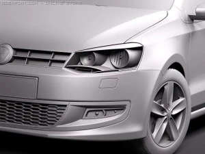 Volkswagen Polo 3-door 2010 3D Model