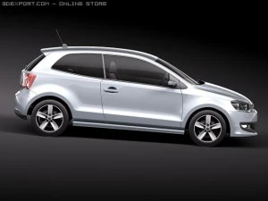 Volkswagen Polo 3-door 2010 3D Model