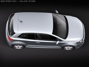 Volkswagen Polo 3-door 2010 3D Модель