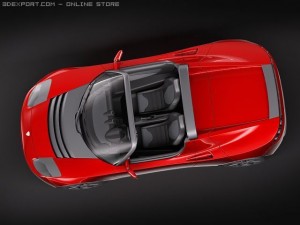 Tesla Roadster 3D Модель