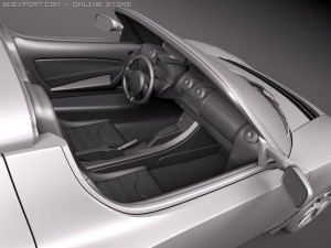 Tesla Roadster 3D Модель