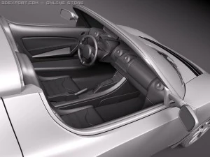 Tesla Roadster 3D Model