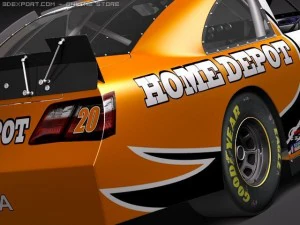 Nascar Toyota Camry Fedex Home Depot 2010 3D Model