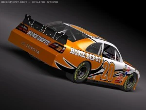 Nascar Toyota Camry Fedex Home Depot 2010 3D Model