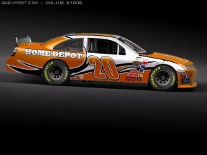 Nascar Toyota Camry Fedex Home Depot 2010 3D Model