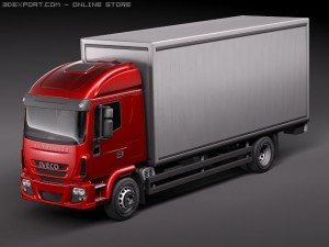 Iveco Eurocargo Truck 2010 3D Model