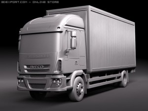 Iveco Eurocargo Truck 2010 3D Model