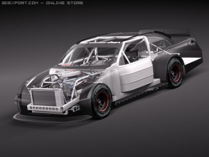 Nascar Taurus Stanley Bestbuy 2010 3D Модель