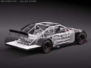 Nascar Taurus Stanley Bestbuy 2010 3D Модель