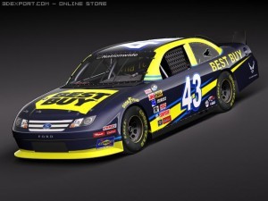 Nascar Taurus Stanley Bestbuy 2010 Modèle 3D